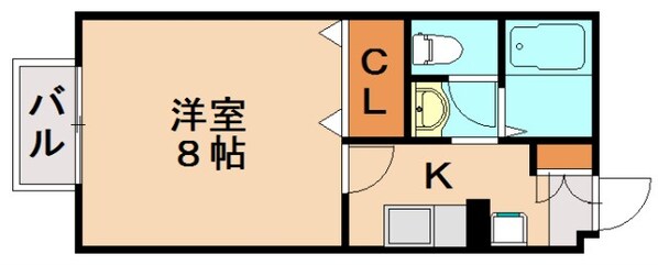 白木原駅 徒歩5分 1階の物件間取画像